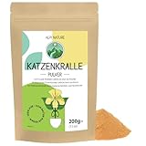 Alpi Nature Katzenkralle Pulver 200g, Katzenkralle gemahlen für Smoothies, Säfte und Tee