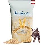 Leimüller Minischweinfutter mehlig 25 kg - Weizen Minischwein Futter 25KG - Optimal für Minischweine und Zwergschweine - 100% gentechnikfrei & AMA-Gütesiegel