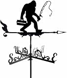 Wetterfahne, dekorative Wetterfahnen, Flugzeug, Windfahne, Messwerkzeuge, Wetterfahne, Windrichtungsanzeige, Wetterhahn, Edelstahl mit Rostschutzbeschichtung, Ornament (C)