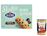 12x Si con Riso - Müsliriegel mit Reis und Schokoladenstückchen, laktosefrei – Snacks ohne Palmöl – 4 Riegel