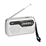 doyandader Taschenradio | Kompaktes tragbares Radio, kabelloser Lautsprecher mit Nadel für Reisen, Entspannung, Haus, Camping, Sport, Outdoor, Frauen, Männer, Arbeit