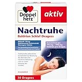 Doppelherz Nachtruhe Baldrian Schlaf-Dragees N – Arzneimittel zur Verbesserung des Befindens bei nervlicher Belastung und zur Unterstützung des Schlafes – 30 Dragees (1er Pack)