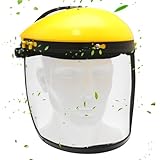 Safety Face Shield | Protective Face Shield | Adjustable Headgear With Wire Visor Hard Hat Adapter Gardening Protection| Safety Masque For Men Arborist Yard Work Forestry Logging Trimming Whacking
