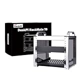GeeekPi 4U Netzwerkschrank, 10-Zoll-Rack für Netzwerk-, Server-, Audio- und Videoausrüstung, DeskPi RackMate T0 Rackmount