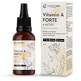 HerbalsOne Vitamin A Tropfen 50 ml - Beta Carotin - Vitamin A Hochdosiert - Vegan Vitamine auf Basis von MCT Öl - Karotin