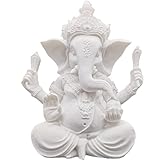 PIGPIGFLY Deko Figuren,Deko Wohnzimmer,Indische Ganesha, Home Store Dekoration(Sandstein)