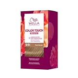 Wella Professionals Color Touch demi-permanente Haarfarbe ohne Ammoniak – Haarfärbemittel zur Farbauffrischung und Grauhaar-Abdeckung – Ansatz-Kit inkl. Haarmaske – 8/81 Pearl Blonde (130 ml)