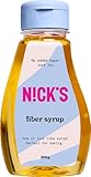 NICKS Fiber Sirup, ballaststoffreiche natürliche Keto Süßstoff ohne Zuckerzusatz, Glutenfrei, Low carb Vegane Zuckerersatz (300g)