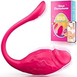 Cacuola Vergrößert Vibratoren Sex Spielzeug für die Frau Paare, Realistisch Anal Dildo, Liebeskugeln Vibration für Frauen, Analplug für Frauen, Erotik Vibrator mit APP, Dildos Sexmaschine Sexspielzeug