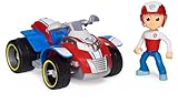 PAW PATROL, Rettungs-Quad mit Ryder-Figur (Sustainable Basic Vehicle/Basis Fahrzeug), Spielzeug für Kinder ab 3 Jahren