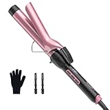 BESTOPE PRO Lockenstab 25mm, Lockenstab Große Locken mit Tourmalin-Keramik, Antistatisch, LCD-Anzeige, 120°C-230°C, Schnelles Aufheizen für Natürliche Locken