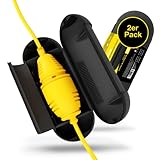 NEUBACH® [2er Pack] Kabelbox wasserdicht I 6,5 bis 9mm Kabel-Ø I IP54 Schutzklasse für Outdoor-Einsatz I Absolut zuverlässiges und robustes 2er Pack Stecker Schutzboxen, Kunststoff