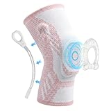 NuVigor Kniebandage für Damen und Herren, rutschfeste Kniebandage mit Patella-Gel-Pads und Seitenstabilisatoren, Kompressionsmanschette Unterstützung bei Arthritis, Gelenkschmerzen, Meniskusriss, ACL