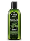 Olivolio 100% Bio Cannabis/Hanföl Shampoo für alle Haartypen ohne Mineralöl und Parabene - 200 ml