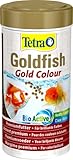 Tetra Goldfish Gold Colour - Premium Granulat-Fischfutter für alle Goldfische und andere Kaltwasserfische, 250 ml Dose