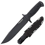 Cold Steel 36MH Steel, Outdoormesser, Drop Forged Survivalist, Klinge: 2,3 cm, G10, Jagdmesser, Inklusive Gürtelscheide, Schwarz