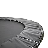 Etan Xchange - 244 cm / 08ft - Universelle Randabdeckung Trampolin - Schwarz - Federabdeckung Randschutz - Sicherheitsmatte - 100% UV-beständig