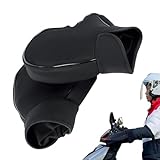 Generisch Motorrad Lenkerstulpen - Winter Fahrrad Handschuhe - Winddichte Fahrrad Wärmemuffen Für Motorräder E-Bike Bei Kaltem Wetter
