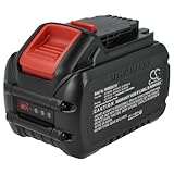 vhbw Akku Ersatz für Dewalt XR Li-Ion 18V für Werkzeug (12000 mAh, Li-Ion, 20 V, 20 V / 60 V)