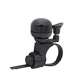 Fahrradklingel Schwarz laut – Retro Fahrradglocke aus Aluminium & Kunststoff – für Rennrad, Mountainbike, Citybike, E-Bike & Kinderfahrrad – Wasserdicht & rostfrei, einfache Montage