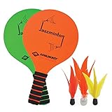 Schildkröt® Jazzminton Set, 2 Schläger, 3 Birdies, LED Ball für das Spiel bei Nacht, das coole neue Beachball Set, toller Ballflug, der Spass für Jung und Alt, 970155, o.G.