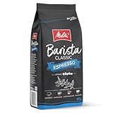 Melitta Barista Classic Espresso, Ganze Kaffee-Bohnen 1kg, ungemahlen, Kaffeebohnen für Kaffee-Vollautomat, kräftige Röstung, Stärke 5