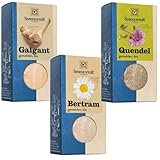 BIO yellow MEDIA - Sonnentor Hildegard-Set: Galgant gemahlen (35g) + Quendel gemahlen (30g) + Bertram gemahlen (40g) - AT-BIO-301