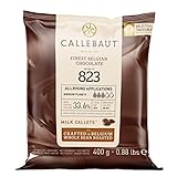 CALLEBAUT Receipe No. 823 - Kuvertüre Callets, Vollmich Schokolade, 33,6% Kakao, 1 x 400G