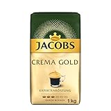 Jacobs Kaffeebohnen 1000 g, Expertenröstung Crema Gold