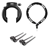 Axa Rahmenschloss Imenso X-Large Fahrradschloss Fahrrad Bike Lock (Schlüssel abziehbar, Kette 130cm/5,5mm Ø ULC)