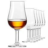 KIAPPO Whisky-Verkostungsgläser - Wiskeygläser-Set - Gläser & Trinkgeschirr - Cocktailgläser - Schnapsgläser - Gläser Set - Geschenke für Männer - Kristallgläser - 100ml Verkostungsglas 6x