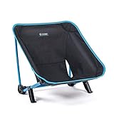 Helinox Incline Festival Chair | Campingstuhl,Klappstuhl,Aluminium,leicht,stabil,faltbar,kompakt,inkl Tragetasche (Black)