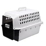 Yechiry Katzentransportbox mit Griff, Ausziehbare Hundetransportbox, Tragbare Belüftung, Großer Platz Haustierbedarf Katzentransportbox für Reisen im Freien mit dem Auto