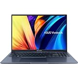 ASUS Vivobook 16X Laptop | 16' Full HD+ entspiegeltes IPS Display | AMD Ryzen 5 5600H | 16 GB RAM | 512 GB SSD | AMD Radeon | Windows 11 | QWERTZ Tastatur | Quiet Blue