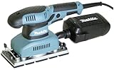 Makita Werkzeug GmbH BO3711J Schwingschleifer 190 W im Makpac, Schwarz, Blau, (L x B x H) 253 x 92 x 154 mm