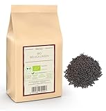 Kamelur 1kg BIO Beluga Linsen schwarz – getrocknete Hülsenfrüchte BIO ohne Zusätze – schwarze Linsen BIO in biologisch abbaubarer Verpackung