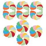 CONGARTENO 90 Bunte Fußabdruck Papierausschnitte für Klassenzimmer Pinnwand Dekoration Leichtes Bastelpapier in 9 Designs Farbintensiv für Selbstgemacht Schul und Bürodekoration