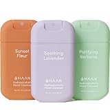 HAAN Hydroalkoholisches Handdesinfektionsmittel 30ml (Sunset Fleur + Purifying Verbena + Soothing Lavender)
