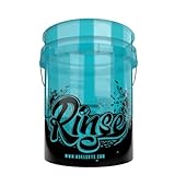 Nuke Guys Auto Wascheimer 20 Liter- Autowascheimer Transparent für Autowäsche - Handwäsche Eimer - Autoreinigung Aussen - Zubehör zum Waschen von Auto Motorrad Fahrrad