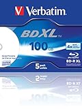 Verbatim BD-R XL Blu-ray Rohlinge 100 GB, Blu-ray-Disc mit...
