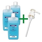 3 x 1000ml Sterillium® Hände-Desinfektionsmittel + 1 x Dosierpumpe von Bode Chemie