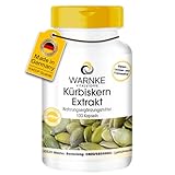 Kürbiskern-Extrakt 500mg - 100 Kapseln - Kürbiskern Plus Vitamin E & Selen - hochdosiert | Warnke Vitalstoffe - Deutsche Apothekenqualität