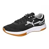 PUMA Unisex Varion Ii Indoor Court Shoe, Black Cool Light Gray Yellow Blaze Gum, 44 EU