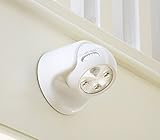 Auraglow Batteriebetriebene, bewegungsaktivierte PIR-Sensor, abnehmbare, schnurlose LED-Sicherheitsleuchte (weiß, ohne Batterien)