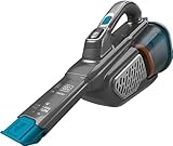 BLACK+DECKER 36 Wh / 18 V Akku-Handstaubsauger Dustbuster Smart tech (mit Cyclonic Action & Zwei Saugstufen, integrierte ausziehbare Fugendüse, inkl. Ladestation mit Wandhalterung) BHHV520BF