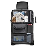 Auto-Organizer für Rücksitze – Praktischer Alleskönner mit faltbarem Table, Sitzschoner und Kick-Matten, ideal für Familien- und Reiseabenteuer
