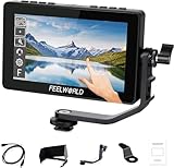 FEELWORLD F5 Pro V4 6 Zoll Touchscreen 3D LUT DSLR Kamera Field Monitor mit externem Kit Installieren Sie die Ausrüstung IPS FHD1920x1080 4K HDMI-Eingang Ausgang 5 V Typ-c