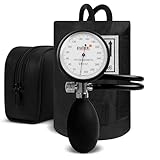 Pulox Manuelles Blutdruckmessgerät - Aneroid Sphygmomanometer zur Messung am Oberarm - Ohne Stethoskop