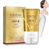 AH-8 Firming Neck Cream, AH-8 Hals Straffende Cremes Roller mit Hexapeptide, Hals und Dekollete Creme für Crepey Skin, Firming Neck Cream zur Reduzierung von Falten,Halslinien & Schlaffer Haut (1)