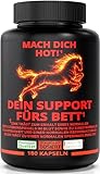 MACH DICH HOT! MACA SCHWARZ hochdosiert 180 Kapseln + L-Arginin + L-Citrullin + Pinienrinden + Traubenkerne, Selen, Vit.C+B5 + Zink trägt zum Erhalt eines normalen Testosteronspiegels bei - 1x155,7 g